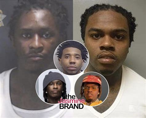 ysl gang charges|young thug arrested.